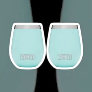 YETI® 10 oz. Rambler® Wine Tumblers -  (Set of 2) - Seafoam Green